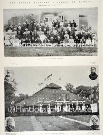 /data/Original Prints/Historical/THE INDIAN NATIONAL CONGRESS AT MADRAS - THE PRESIDENT AND RECEPTION COMMITTEE - GALA ASSEMBLY IN HYDE PARK MADRAS.jpg